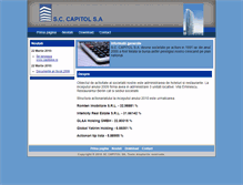 Tablet Screenshot of capitolsa.ro
